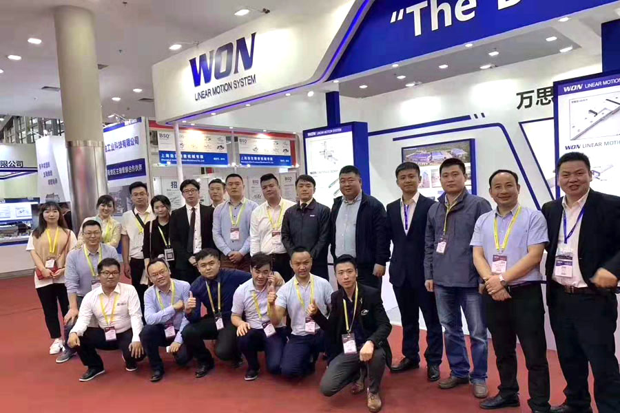 展会回顾-WON直线导轨参展2019年3月28日深圳国际机器人及智能化展览会